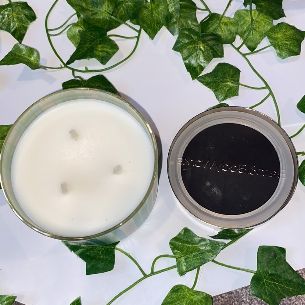 BBW Mahogany Vanilla Scented 3 Wick Candle 14.5 oz - Picture 3 of 3
